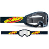 Load image into Gallery viewer, FMF POWERCORE YOUTH Goggle Core Black - Clear Lens