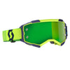 Load image into Gallery viewer, Fury Goggle Blue Yellow_Green Chrome works lens