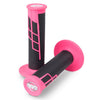 Clamp On Grip - 1/2 Waffle - Neon Pink Black