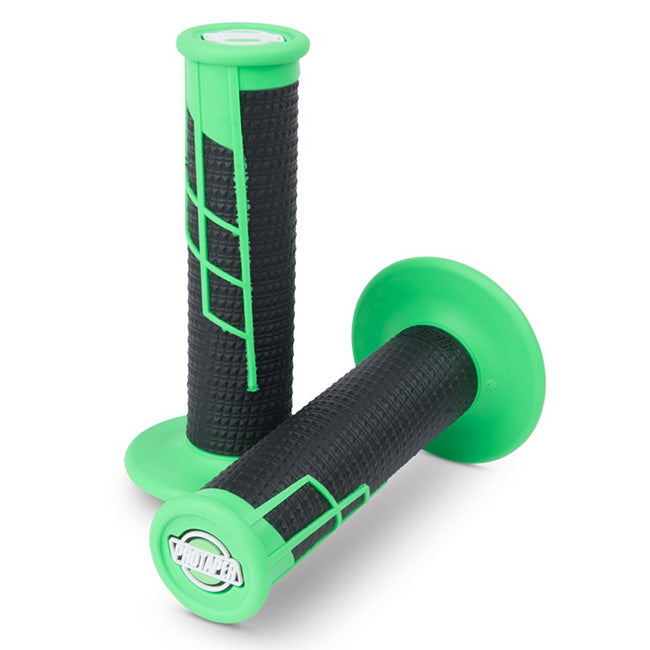 Clamp On Grip - 1/2 Waffle - Neon Green Black