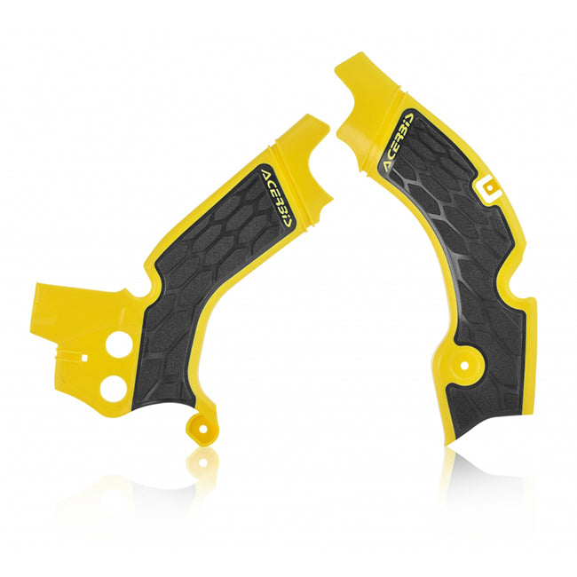RMZ450 Grip Frame Guards yellow/Black Acerbis